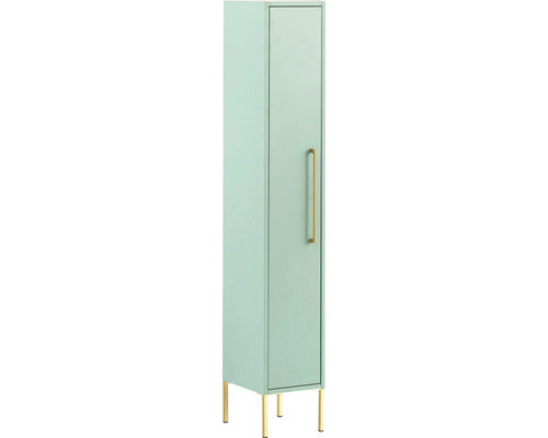 Dulap Baie Asezat Sarah 250, 1 Usa, PAL, 25x154,7 cm, Verde Menta