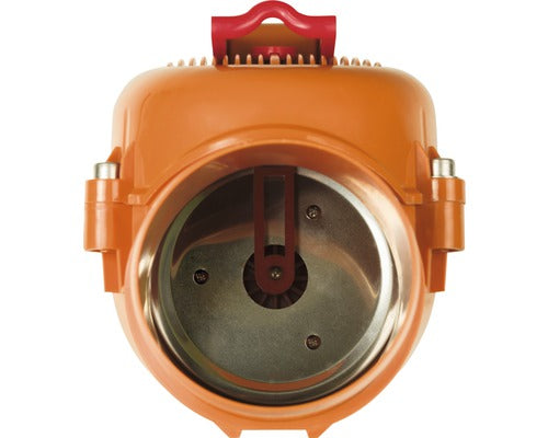 Clapeta Antiretur VALPLAST Ø 110 mm, cu Inchizator, Portocaliu