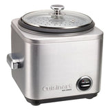 Aparat multifunctional pentru orez si gatire la aburi Cuisinart CRC800E, 650W, fara PFOA, 1.4L, functie de mentinere la cald, Argintiu