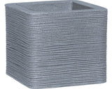 Ghiveci Kubus Patrat, 30 X 30 X 26 Cm, Gri