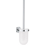 Perie WC Grohe Start 41185000, pe perete, metal, crom