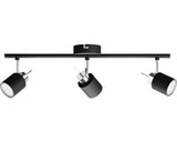 Sina Spoturi Meranti Gu10 Max. 3x35w, Metal/negru