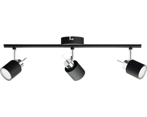 Sina Spoturi Meranti Gu10 Max. 3x35w, Metal/negru