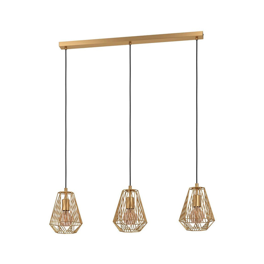 Lusta cu pendul, Eglo, 3xE27, Auriu