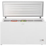 Lada frigorifica Arctic AMO47P30, 451 l, Clasa F, Conditii extreme, 2 cosuri metalice, Led lighting, Alb