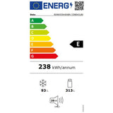 Frigider cu doua usi Beko RDNE455K40XBN, 406 l, NeoFrost Dual Cooling, Compresor ProSmart Inverter, Cutie legume si fructe, Functie racire rapida, XXL Bottle holder, Clasa E, H 185 cm, Silver
