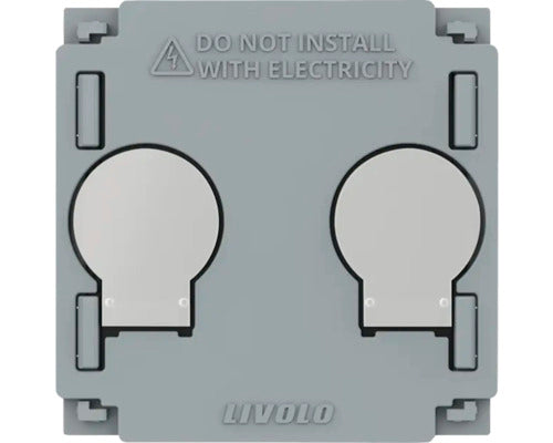 Modul Intrerupator Dublu Cap-scara Livolo, Touch, Modular, Conexiune Wifi