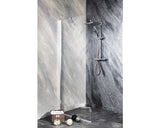 Paravan dus Sanotechnik Sanoflex 85-87x195 cm, sticla transparenta anticalcar, profil crom