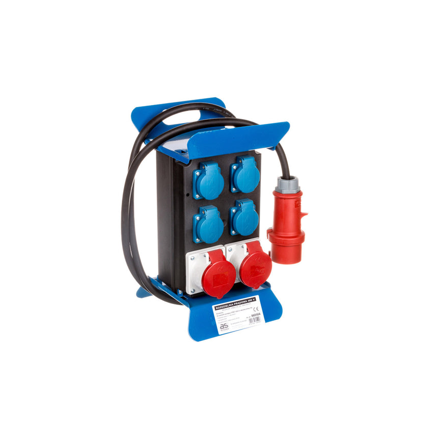 Distribuitor energie pentru exterior, AS-SCHWABE, 4x250V/16A, 2x440V/16A, 2 m