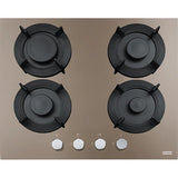 Plita incorporabila Franke FHMF 604 4G C, Gaz, 4 Arzatoare, Aprindere electronica, Valva de siguranta, Arzatoare si gratare fonta, 60 cm, Sticla Oyster