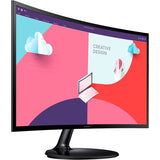Monitor, Samsung, S24C360EAU, LED, 24", FHD, VA, 60 Hz, 4 ms, Curbat, 250 cd/m2, 3000:1, HDMI, Negru