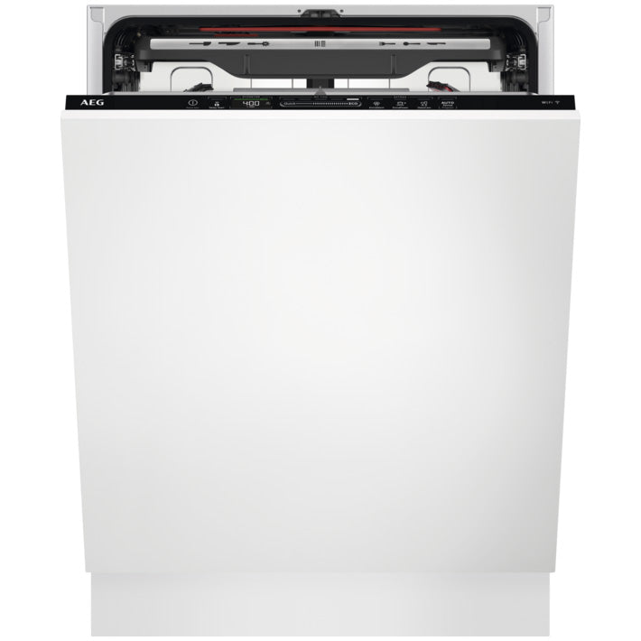 Masina de spalat vase incorporabila AEG FSE76738P, 14 seturi, 7 programe, MaxiFlex, AirDry, Motor inverter, Time Beam, Iluminare interioara, Conectivitate WiFi, Clasa A, 60 cm