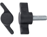 Suruburi Metrice Cu 2 Aripi De Strangere Dresselhaus 6x14 Mm Plastic Negru, 20 Bucati