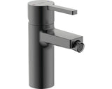 Baterie bideu monocomanda Roca Naia brushed titanium black