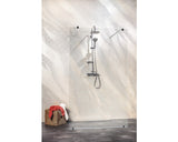 Perete dus tip walk-in Sanotechnik Sanoflex Freedom I, 147x195 cm, sticla securizata transparenta