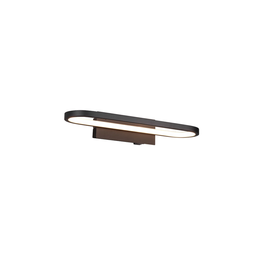 Plafoniera moderna GIANNI 283770132, Trio, 17 W, LED, 1700 lm, 3000 K, Negru/Alb