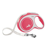Lesa caini, New Comfort, Flexi, pana la 50 kg, marime L, 8 metri, Rosu