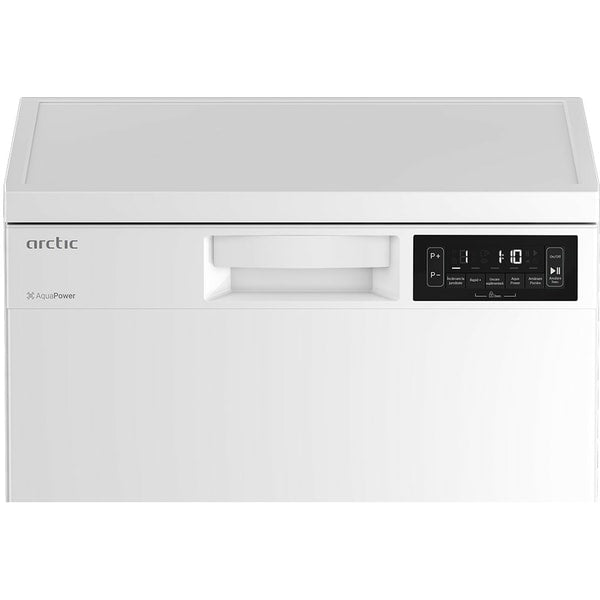Masina de spalat vase Arctic DFN2842, 14 seturi, 8 programe, Tablet, AquaPower, Silent Inverter Motor, Clasa E, 60 cm, Alb