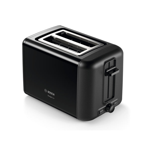 Prajitor de paine, Bosch, 970 W, 2 felii, Negru