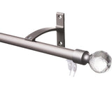 Galerie Simpla Aluminiu, Prindere De Perete, Ø 20 Mm Bronz 100 Cm - Bila Cristal