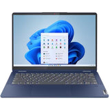 Laptop 2 in 1 LENOVO IdeaPad Flex 5 14ABR8, AMD Ryzen 5 7530U pana la 4.5GHz, 14" WUXGA Touch, 8GB, 512GB, AMD Radeon, Windows 11 Home, Albastru