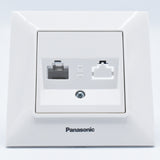 Priza date simpla cat5e arkedia slim alb panasonic