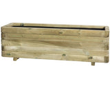 Jardiniera Toscana, Lemn, 120x40x35 Cm, Maro