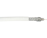 Cablu Tv Coaxial Superdigital 0, 7mm² 90db Alb, Inel 50m, Ecranare Dubla