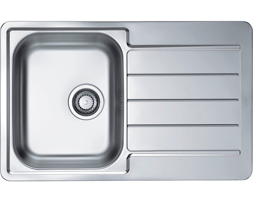 Chiuveta Bucatarie Cu O Cuva Alveus Line 80 Leinen, 79x50 Cm, Cu Picurator Pe Partea Dreapta, Inox