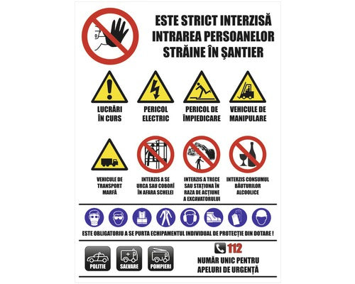 Indicator Avertizare „santier”