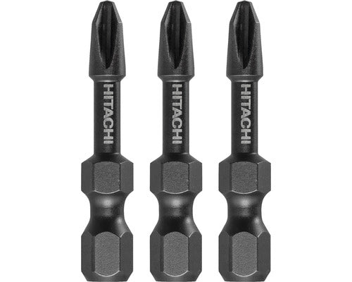 Biti De Impact Cruce Hikoki 1/4" Ph2 38mm, 3 Bucati