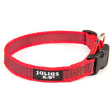Zgarda IDC din nylon, pentru caini Julius K9, 25 mm, Rosu