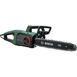Drujba electrica (fierastrau) cu lant Bosch UniversalChain 35, putere 1800 W, 35 cm lungime lama, 12 m/s viteza lant, lant Oregon, sistem SDS de tensionare lant,ungere automata