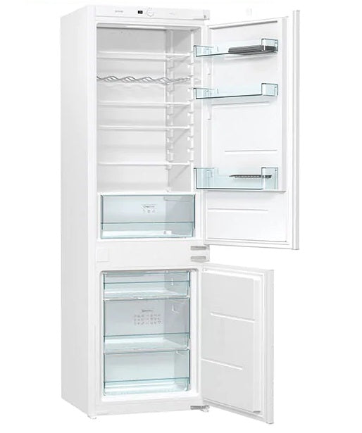 Combina frigorifica incorporabila Gorenje NRKI4182E1, No Frost, 248 l, H 177.2 cm, Clasa F, alb