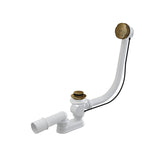 Ventil cada automat, Alca Plast, cu sifon si preaplin, bronz-antic, A55ANTIC