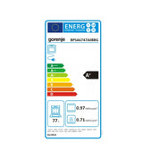Cuptor incorporabil, Gorenje, 77L, clasa energetica C, Negru