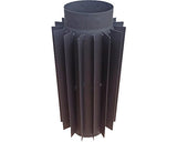 Burlan Recuperator Negru Ø120 Mm Cm Otel
