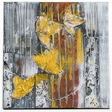 Tablou pictat manual Ceata, 40 x 40 cm