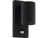 Aplica Cu Led Integrat Riga 2, 8w 240 Lumeni, Senzor De Miscare, Pentru Exterior Ip44, Negru Mat