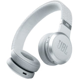 Casti audio on-ear JBL Live 460NC, Noise Cancelling, Bluetooth, Asistent Vocal, Alb