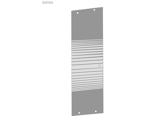 Usa de Sticla de Schimb Pentru Tuvalu, Transparent Mat