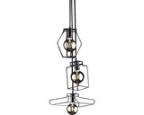 Lustra Fiord E27 Max. 3x60w, Negru