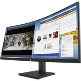 Monitor Curbat LED HP M34d,34'' VA, WQHD(3440 x 1440), 100Hz, 1500R, Speakers, USB Type-C™, DisplayPort™, HDMI, USB-A, VESA, 3500:1, 5ms