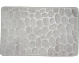 Covoras De Baie Msv Pebbles Din Microfibra 40x60 Cm Bej