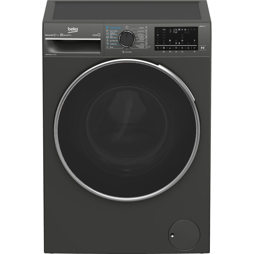 Masina de spalat rufe cu uscator Beko B5DF T 510447 M, 1400 RPM, 10 kg spalare, 6 kg uscare, Clasa D