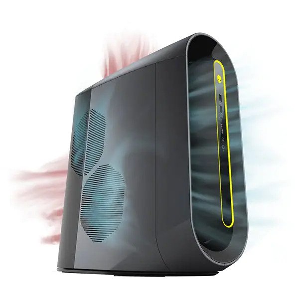 Sistem Desktop Gaming DELL Alienware Aurora R10, AMD Ryzen 9 5900X, 32GB, SSD 1TB, Windows 10 Pro, Negru