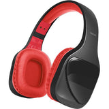 Casti PROMATE Nova, Bluetooth, On-ear, Microfon, Negru-Rosu