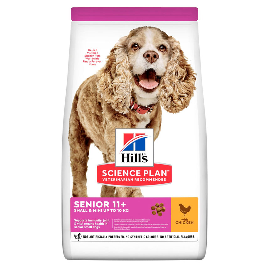 Hrana uscata pentru caini Hill's SP Canine Senior, Small&Mini, Pui, 1.5kg
