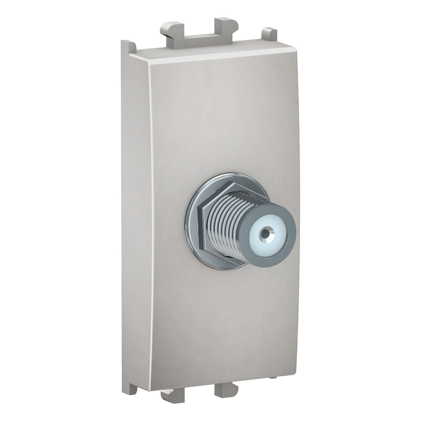 Priza TV tip F 1M Schneider Easy Styl argintiu