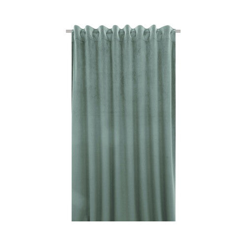 Draperie cu rejansa Velvet, verde menta, 140x280 cm